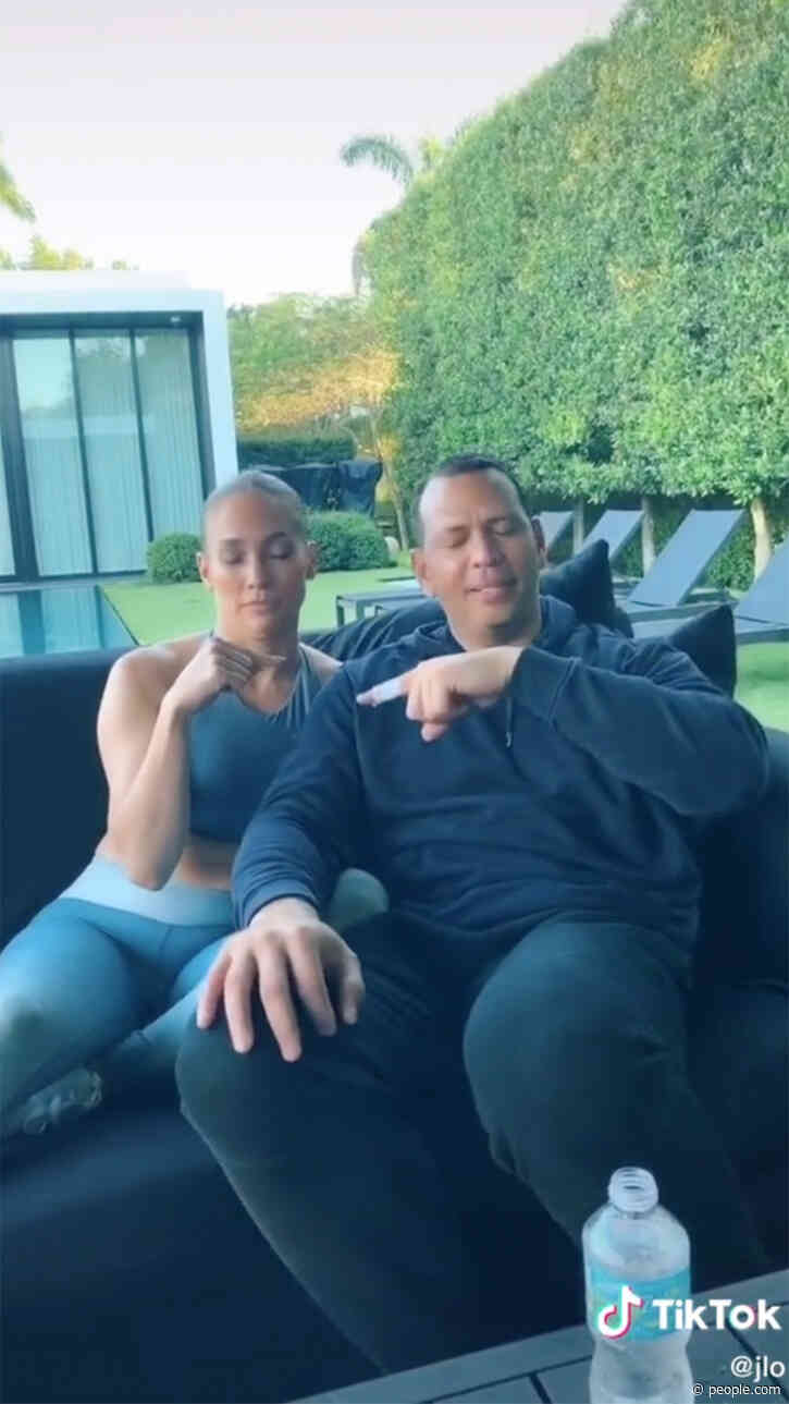 Jennifer Lopez and Alex Rodriguez Disagree Over Who Kissed Who First in TikTok Couples Game