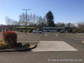 Many buses running into York with no passengers on board