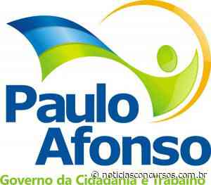 Concurso Prefeitura de Paulo Afonso BA 2020: Último dia de inscrição! - Notícias Concursos