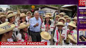 Video shows Mexican president in a crowd of children