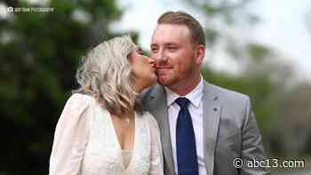 Watch Houston couple's sweet 'social distancing' wedding reception - KTRK-TV