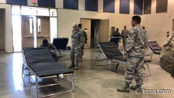 National Guard sets up makeshift medical facility in Indio - KESQ