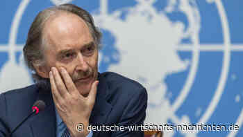 UN-Syrienvermittler fordert wegen Coronavirus Waffenruhe