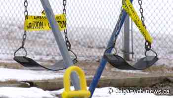 COVID-19: Lethbridge closes off playground equipment to combat spread of infection - CTV News
