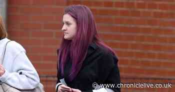 Drunk woman mounted pavement and crashed into sign in front of The Gate