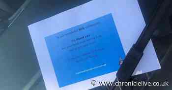 Heartfelt thank you messages left on cars of Durham NHS workers  by police