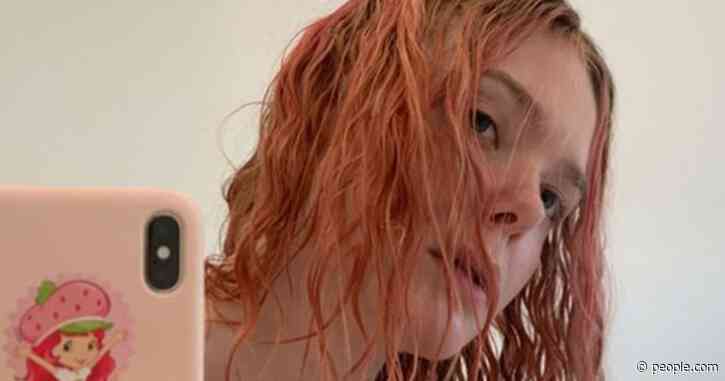 Think Pink! Elle Fanning Dyes Her Hair While Self-Isolating During Coronavirus Pandemic