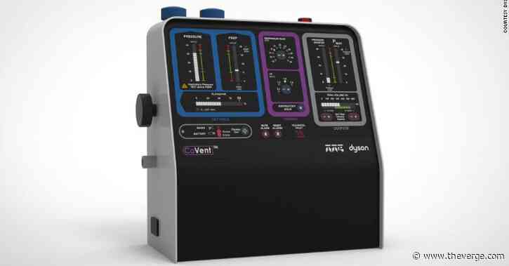 Dyson developed and is producing ventilators to help treat COVID-19 patients