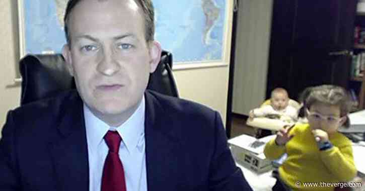 BBC Dad, the OG of interrupted work-from-home calls, is back with the kids