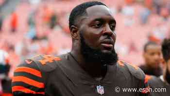 Source: Browns' Hubbard agrees to big pay cut