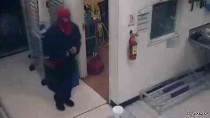 Spider-Man: Threat or Menace? Web-slinger sought after allegedly robbing San Tan Valley pizza eatery