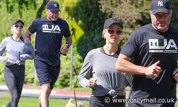 Naomi Watts goes for a jog with ex Liev Schreiber
