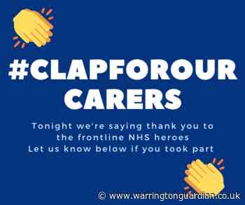 Emotional night in Warrington as homes open their windows to #ClapForOurCarers