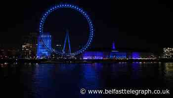In Pictures: The UK turns blue to pay tribute to the NHS