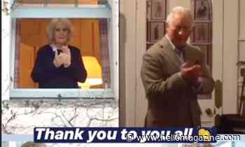 Prince Charles and Camilla clap NHS workers from separate self-isolation