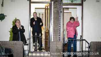 Coronavirus: Lights and applause as public in Northern Ireland salute our health staff