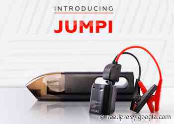 Jumpi vehicle jump starter and cordless vacuum