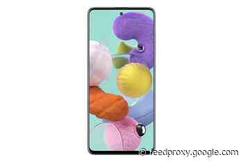 Samsung Galaxy A51 5G listed on Samsung website
