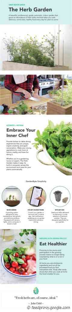 Herb Garden indoor growing system for fresh herbs and vegetables