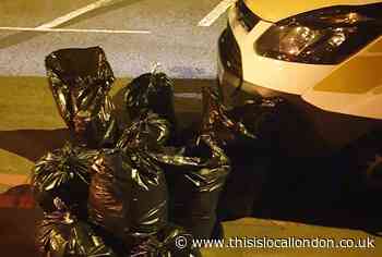 Nine bin bags of cannabis found in car on Merantun Way