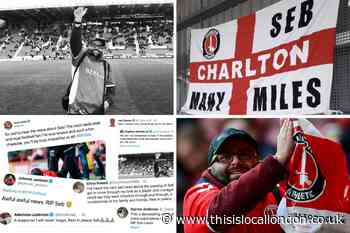 Fans, managers and players past and present pay tribute to Charlton superfan Seb Lewis