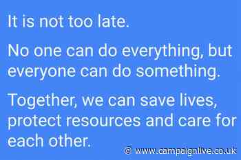 United Nations tackles Covid-19 with first 'open brief to creatives everywhere'