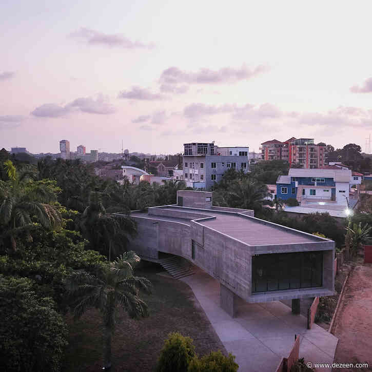 Baerbel Mueller and Juergen Strohmayer create concrete gallery in Accra