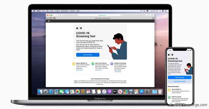 Apple launches COVID-19 screening app and website