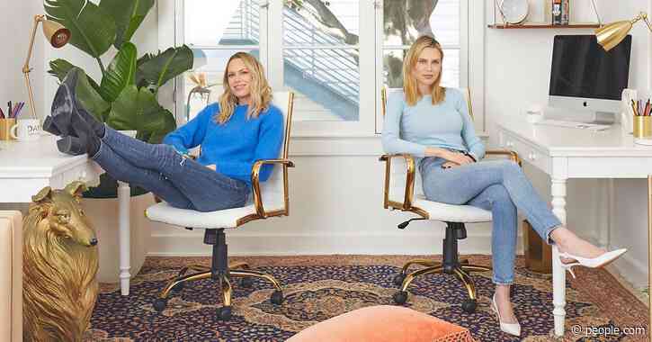 See Inside Sisters Sara and Erin Foster 'Chic and Cozy' Shared Office: 'We've Found Our Groove'