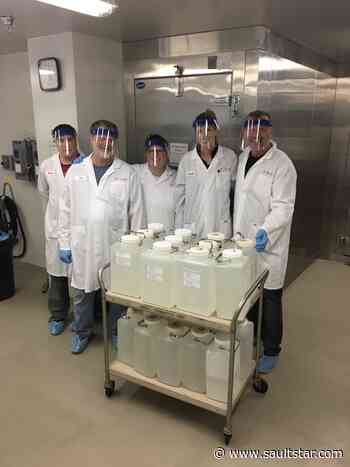 GLFC makes sanitizer for local health care community