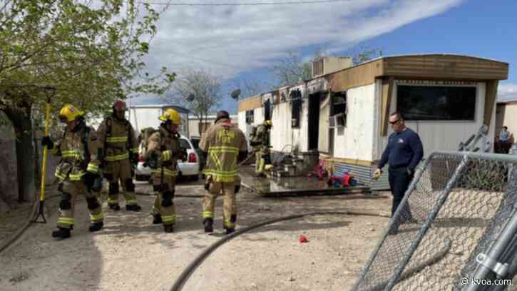 Mobile home fire extinguished on Tucson’s south side