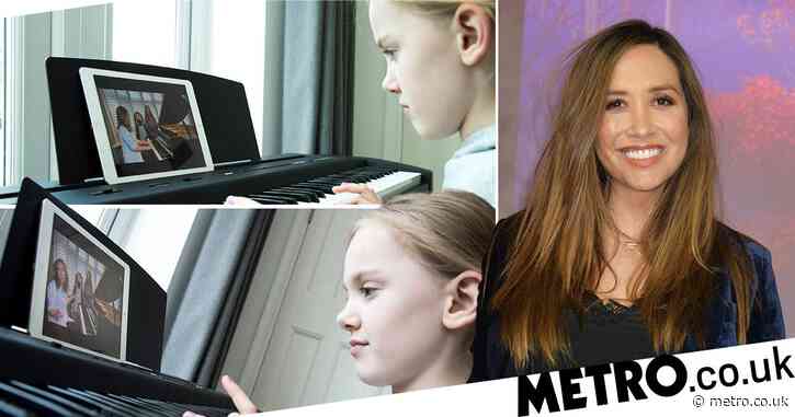 Myleene Klass inspires sweet 11-year-old with lockdown piano lessons