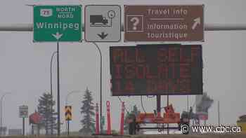 Manitoba establishing checkpoints at provincial borders to warn travellers about COVID-19 risks