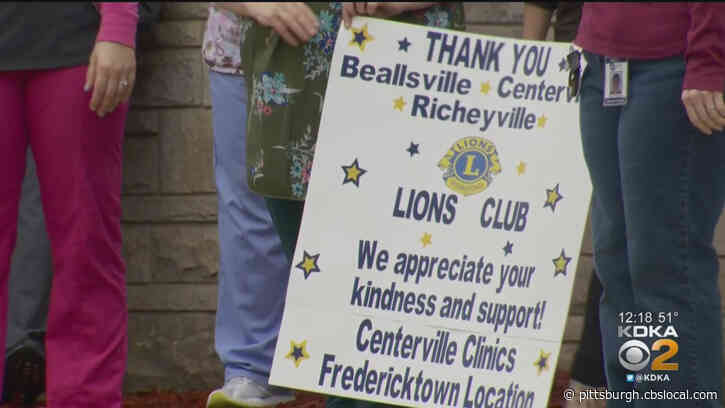 Washington Co. Lions Club Members Deliver Pizza To Workers On Front Lines Of Coronavirus Outbreak