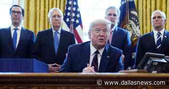 Trump signs $2T pandemic relief that funds airline bailouts, medical supplies, jobless benefits and cash for families - The Dallas Morning News