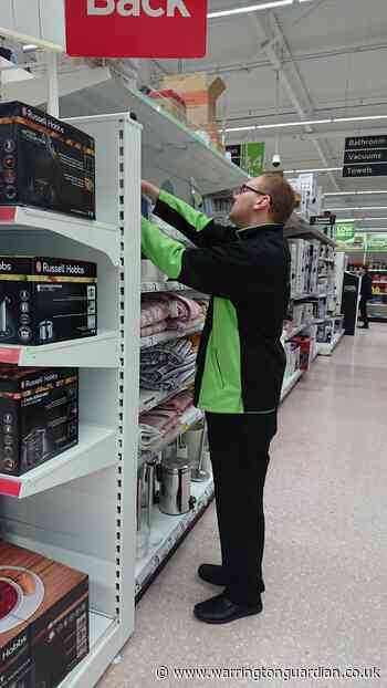 Willow Green Supported Internship student helps Asda Birchwood