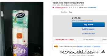 The massive amounts people are selling toilet roll for on eBay