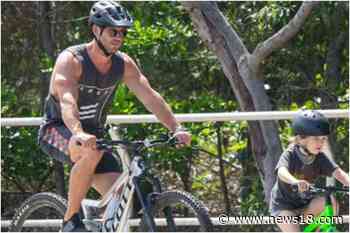 Chris Hemsworth Enjoys Biking with His Kids, See Pics - News18