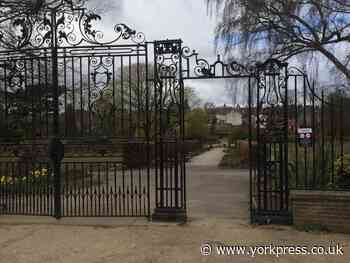 While everything else is closing down, Rowntree Park has re-opened