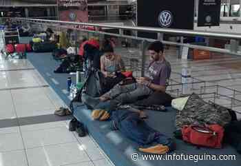 Fueguinos varados en aeropuertos de Buenos Aires fueron trasladados a un hotel - Infofueguina