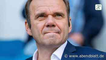 Fußball: Beben beim HSV: Vorstandschef Hoffmann muss gehen