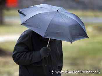Heavy rain for Sudbury area expected starting Saturday night