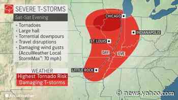 Over 80 million people at risk for severe storms, possible tornado outbreak, in the Midwest
