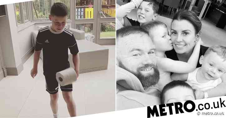 Here’s how Wayne and Coleen Rooney’s kids are enjoying lockdown – from homeschooling to following in dad’s footsteps