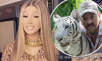 Cardi B pledges to start a GoFundMe for imprisoned Tiger King star Joe Exotic