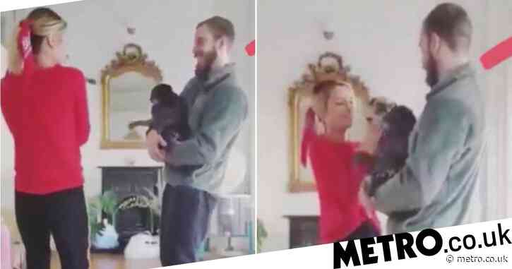 PewDiePie and wife Marzia Kjellberg all smiles during coronavirus lockdown as they hang out with sweet pups