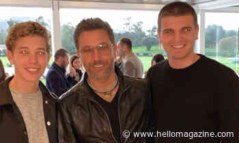 Gino D'Acampo shares rare photo of both sons during COVID-19 separation