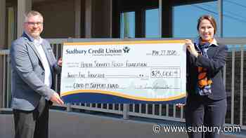 Sudbury Credit Union matching donations to its COVID-19 Support Fund for HSN