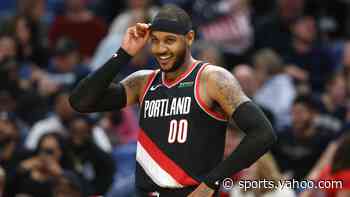 Carmelo Anthony reminisces on 'special' Trail Blazers debut