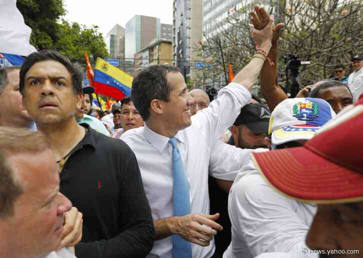 Guaido urges unity government backed by loans to fight virus